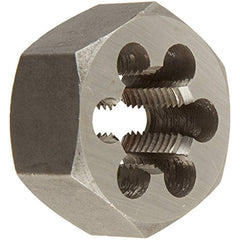 Drill America DWT Series Qualtech Carbon Steel Hex Rethreading Die, 1"-8 Size (Pack of 1)