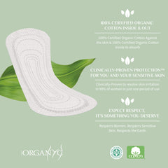 Organyc 100% Certified Organic Cotton Panty Liner, 24 Count