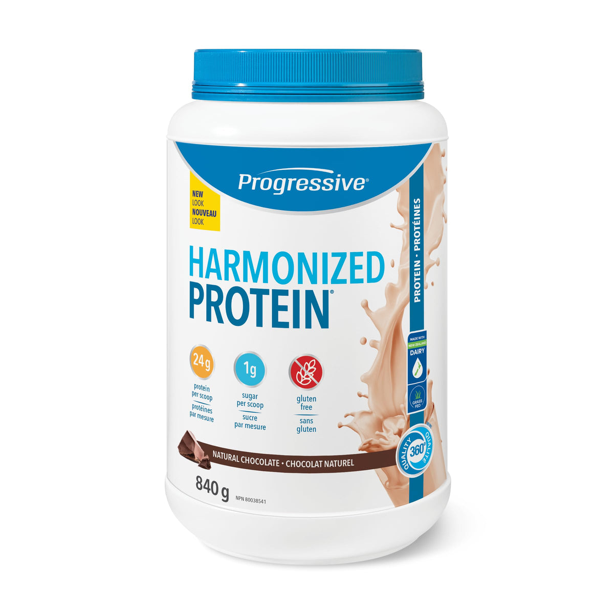 Progressive Harmonized Whey Protein Powder Supplement - Chocolate flavour, 840 g