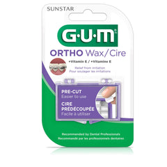 GUM - 723RQC Orthodontic Wax with Vitamin E and Aloe Vera, for Braces, Wires & Partial Dentures