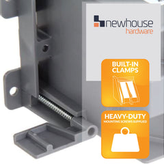 Newhouse Hardware 1-Gang PVC Old Work Electrical Outlet Box (3-Pack) | 14 cu. in. Plastic Junction Box for Switches, GFCI, or Duplex Receptacle Outlet | Old Work Electrical Box for Home Improvement