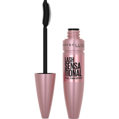 Maybelline New York Lash Sensational Washable Mascara, Midnight Black, 9.5 mL (Packaging May Vary)