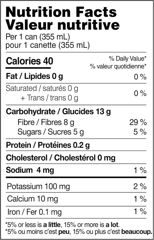 Crazy D's Prebiotic Soda - 6 x 4 pack 355ml