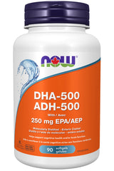 NOW Supplements DHA-500 1000mg Softgels, 90 Count