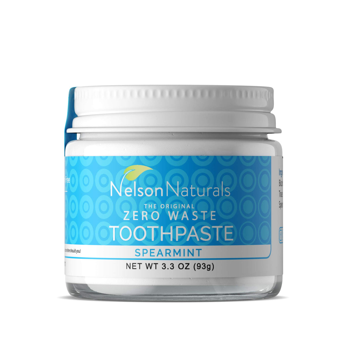 Nelson Naturals Spearmint Toothpaste 93g