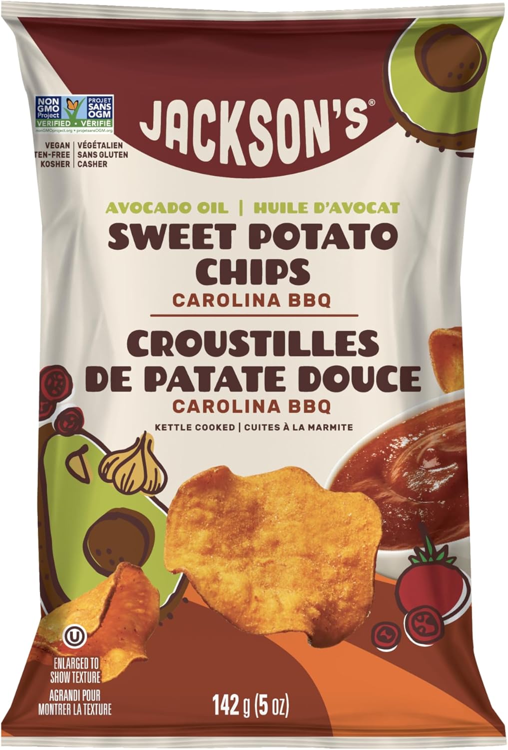 Jackson's Sweet Potato Chips - 12x5oz