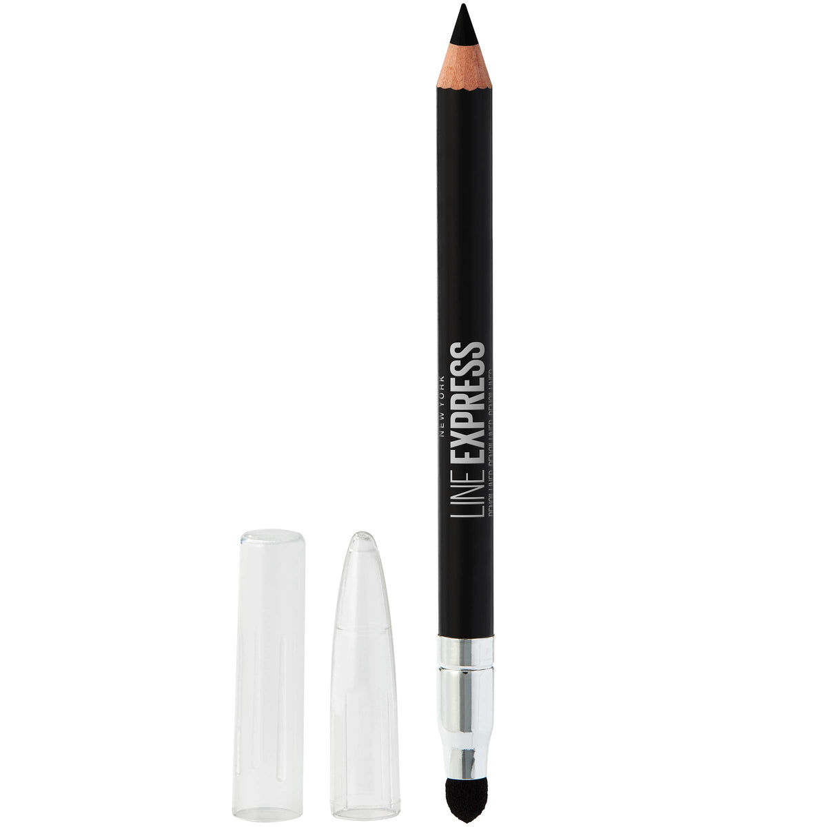 Maybelline New York Sharpenable Wood Pencil Eyeliner, Ebony Black, 1.1000000000000001 Grams