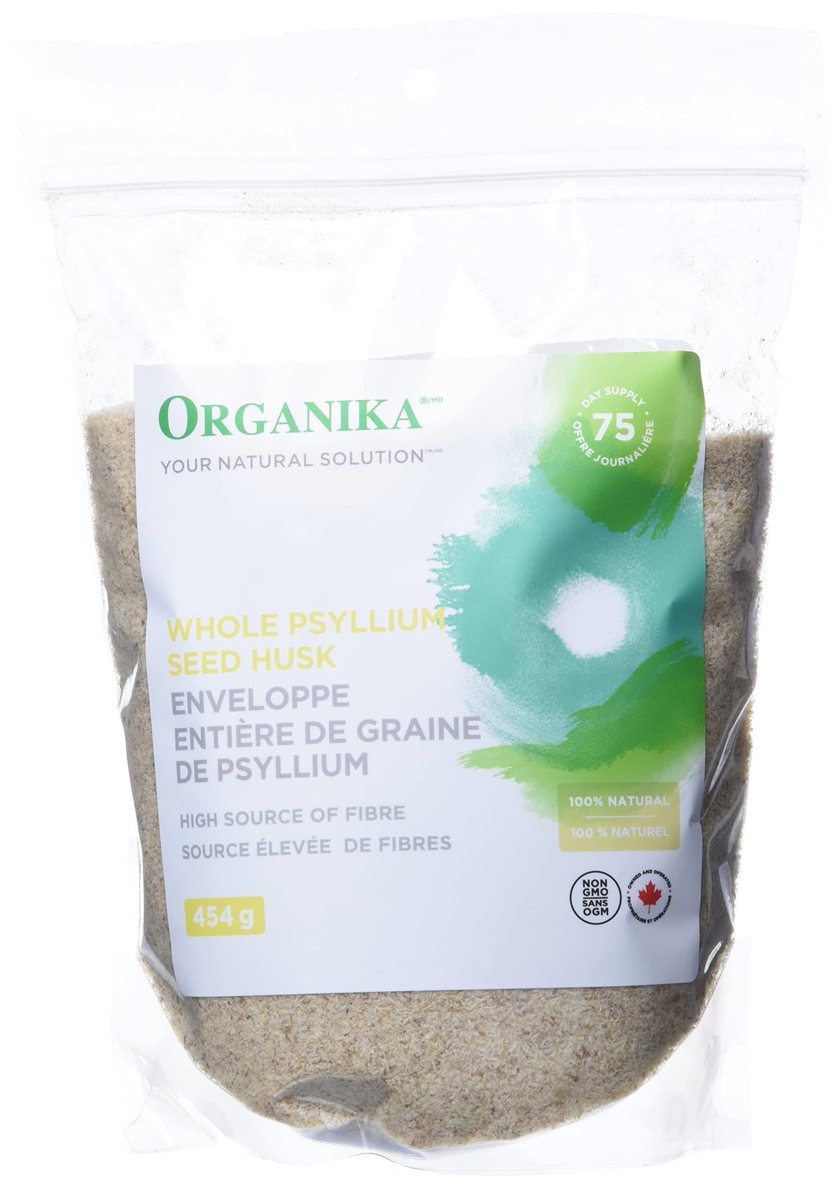 Organika Psyllium Seed Husk Whole † 454 G