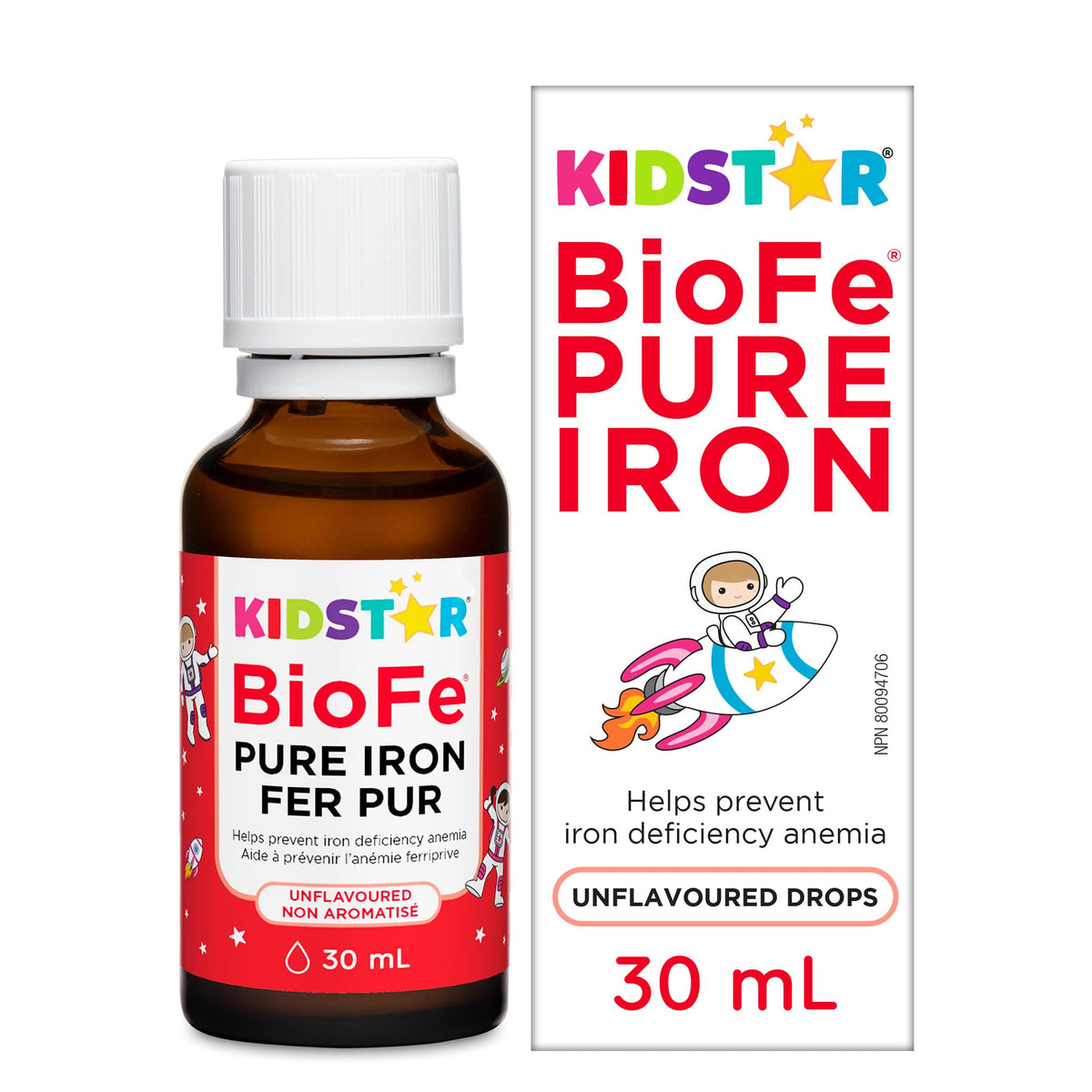 Kidstar Unflavoured Iron Drops, 30 ML