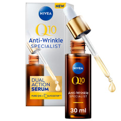 NIVEA Q10 ANTI-WRINKLE SPECIALIST DUAL ACTION SERUM, 30ML