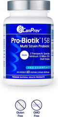 CanPrev Pro-Biotik 15B | 60 V-Caps I Helps Restore Natural Gut Flora