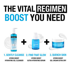 Neutrogena Hydro Boost Ultra Hydrating Serum, Hyaluronic Acid, Amino Acids, Electrolytes, Acne, Dry & Sensitive Skin, 29mL