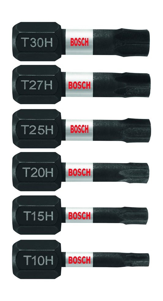 Bosch ITTHV106 6 Pc. Impact Tough 1 in. Torx Screwdriving Bit Set