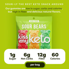 Kiss My Keto Gummies -  Low Carb Candy 8x25g