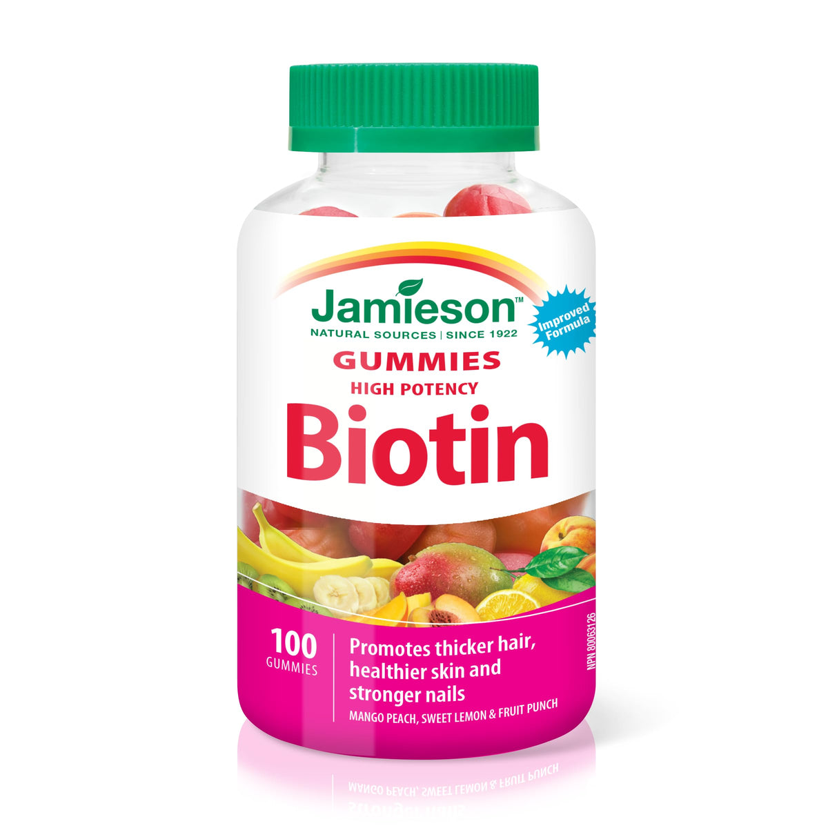 Jamieson High Potency Biotin Gummies 100 Gummies