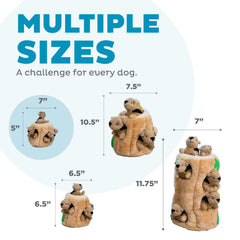 Outward Hound Hide A Squirrel Plush Dog Toy Puzzle, Small