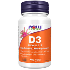 Now Foods Vit D-3 2,500 IU 90gel