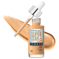 Maybelline New York Super Stay Up To 24H Skin Tint Foundation, skin-like coverage, with Vitamin C*, Shade 312, 30 ml