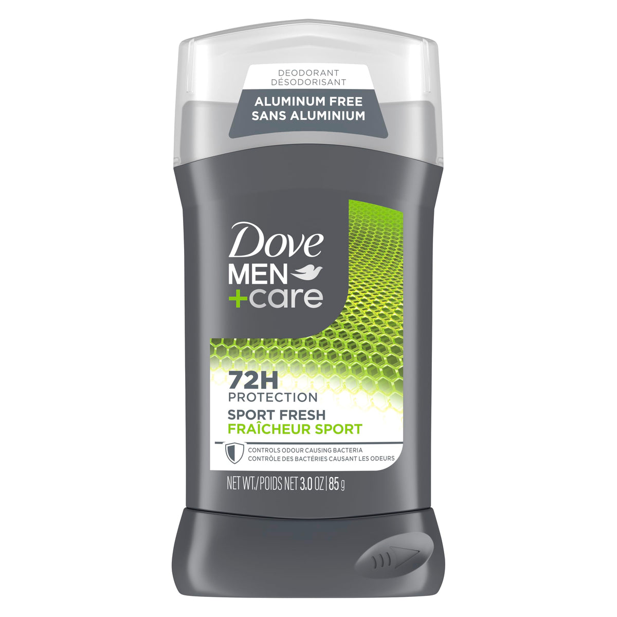 Dove Men+Care Deodorant Stick aluminum-free deodorant formula with 72-hour protection Sport Fresh and triple action moisturizer 85 g