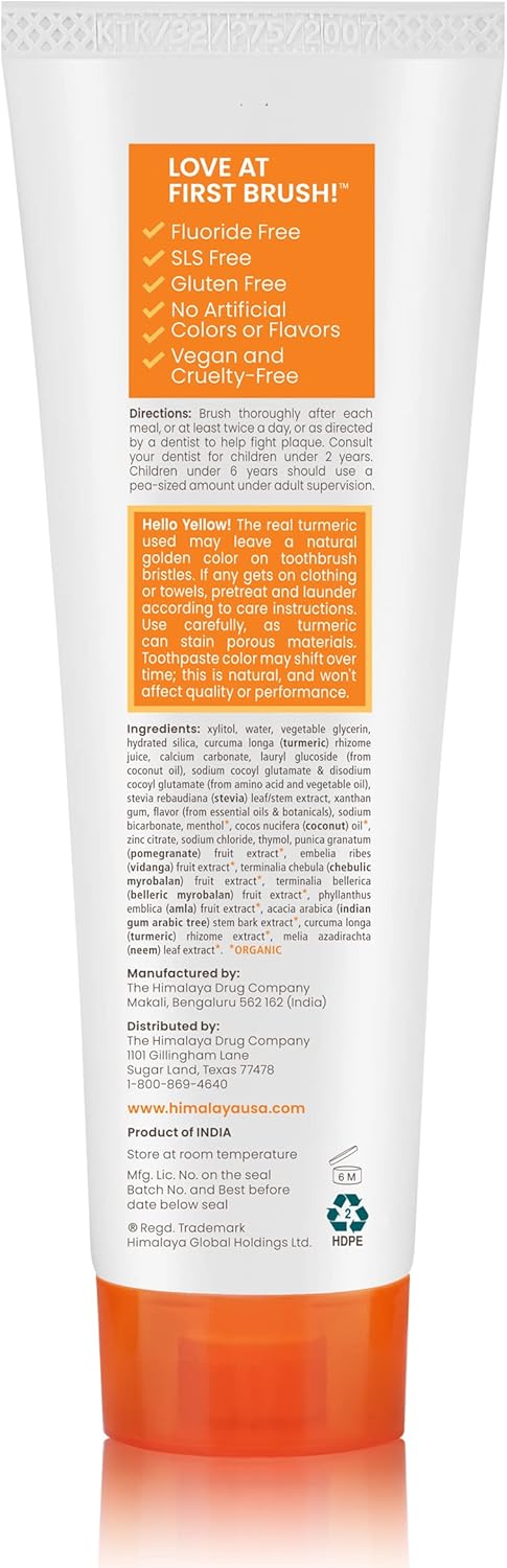 Himalaya Toothpaste - Antiplaque Turmeric & Coco 113g