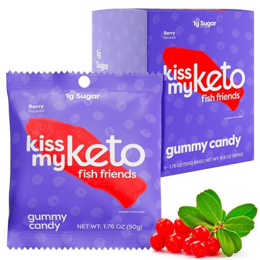 Kiss My Keto Gummies - Low Carb Candy Gummy 6x50g