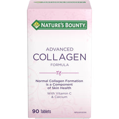 Nature's Bounty Advanced Collagen Formula with Vitamin C and Calcium, 90 Tablets