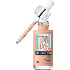 Maybelline New York Super Stay Up To 24H Skin Tint Foundation, skin-like coverage, with Vitamin C*, Shade 130, 30 ml