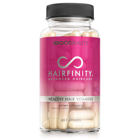 Hairfinity Hair Vitamins - Scientifically Formulated with Biotin, Amino Acids, Supplement That Helps Support Hair Growth - Vegan - 60 Veggie Capsules (1 Month Supply)