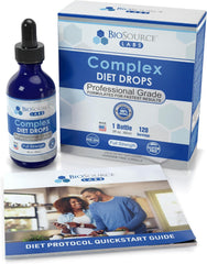 BioSource Labs Complex Diet Drops – Best Natural Weight Management Drops for Men and Women (1 Bottle, 2 fl oz)