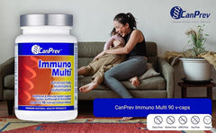 CanPrev Immuno Multi | 90 v-caps | N-Acetyl-Cysteine + Resveratrol | 21 Essential Vitamins and Minerals along with 10 Powerful Antioxidants l Advanced Daily Multivitamin