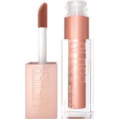 Maybelline New York Lifter Gloss, Hydrating Lip Gloss, High Shine for Fuller Looking Lips, Stone, Rosey Neutral, 5.4 ml