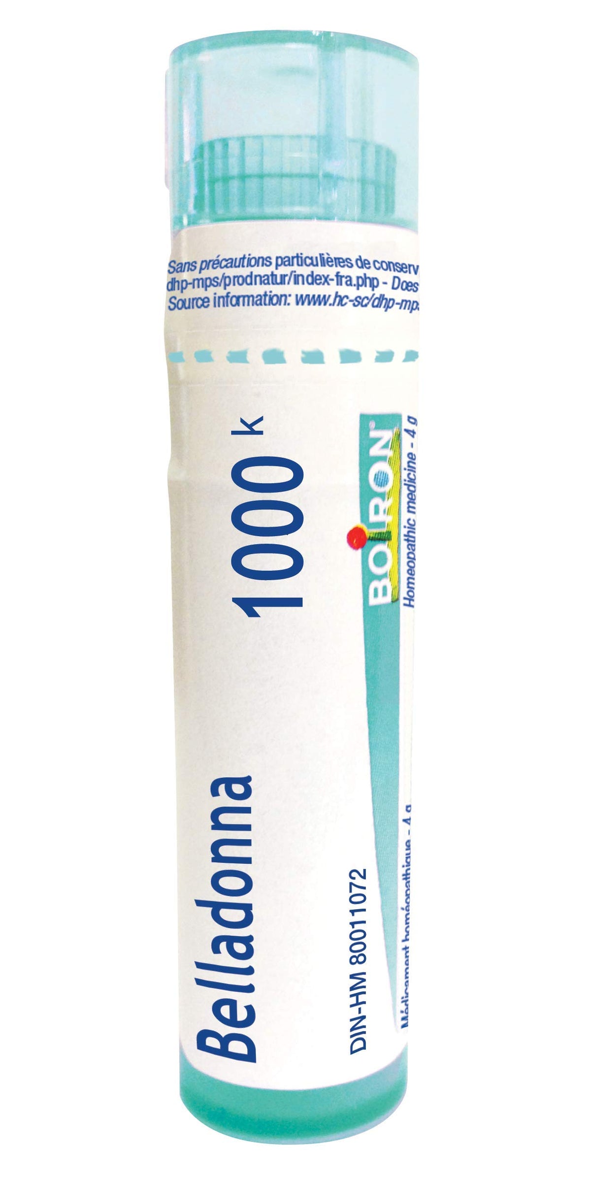 Belladonna 1000k Boiron Homeopathic Medicine