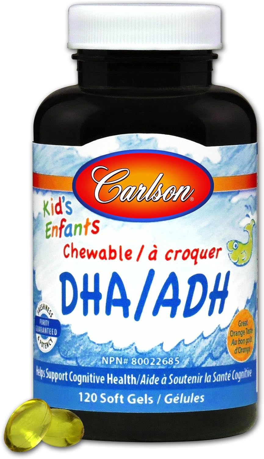 Carlson Labs for Kids-Dha-Orange, 120 Count