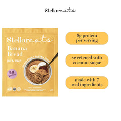 Stellar Eats - Instant Treat: Banana Bread In a Cup 8 x 58g