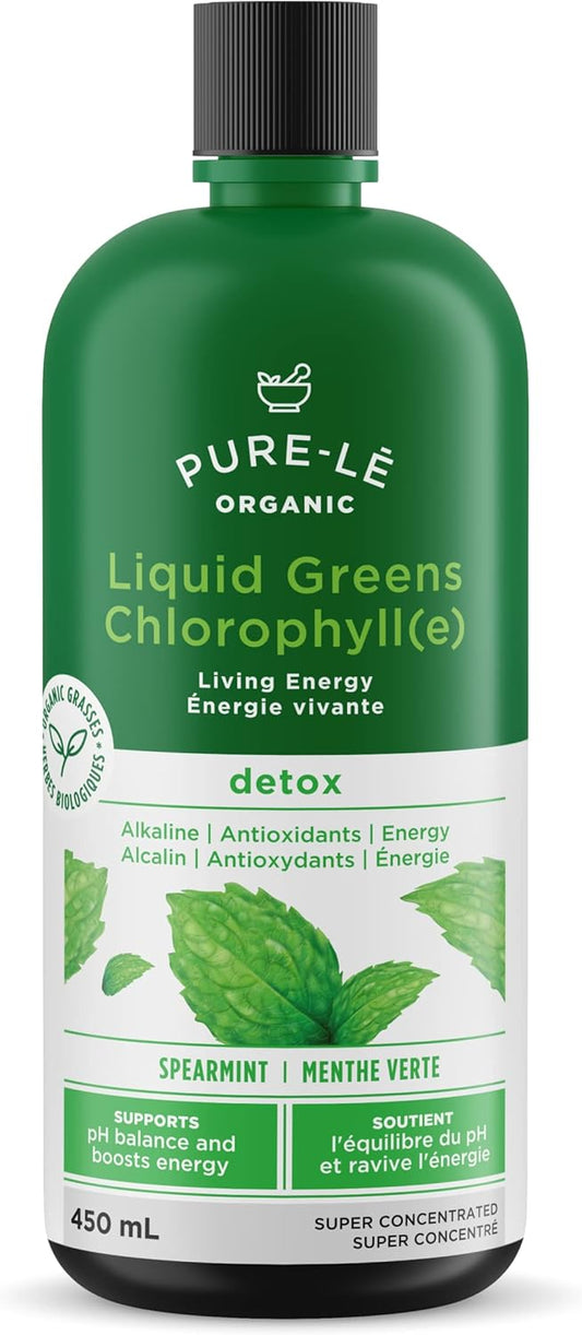 Pure-le Organic Liquid Greens - Spearmint 450ml