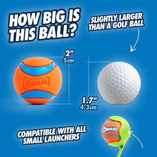 Chuckit! Ultra Ball, Small (2 Inch), 2 Count