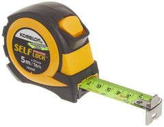 Komelon PSE55E 5M/16' Metric Self-Lock Tape Measure, Yellow/Black