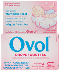 Ovol Drops - Fast, Gentle Infant Colic Relief, Made in Canada, 30mL