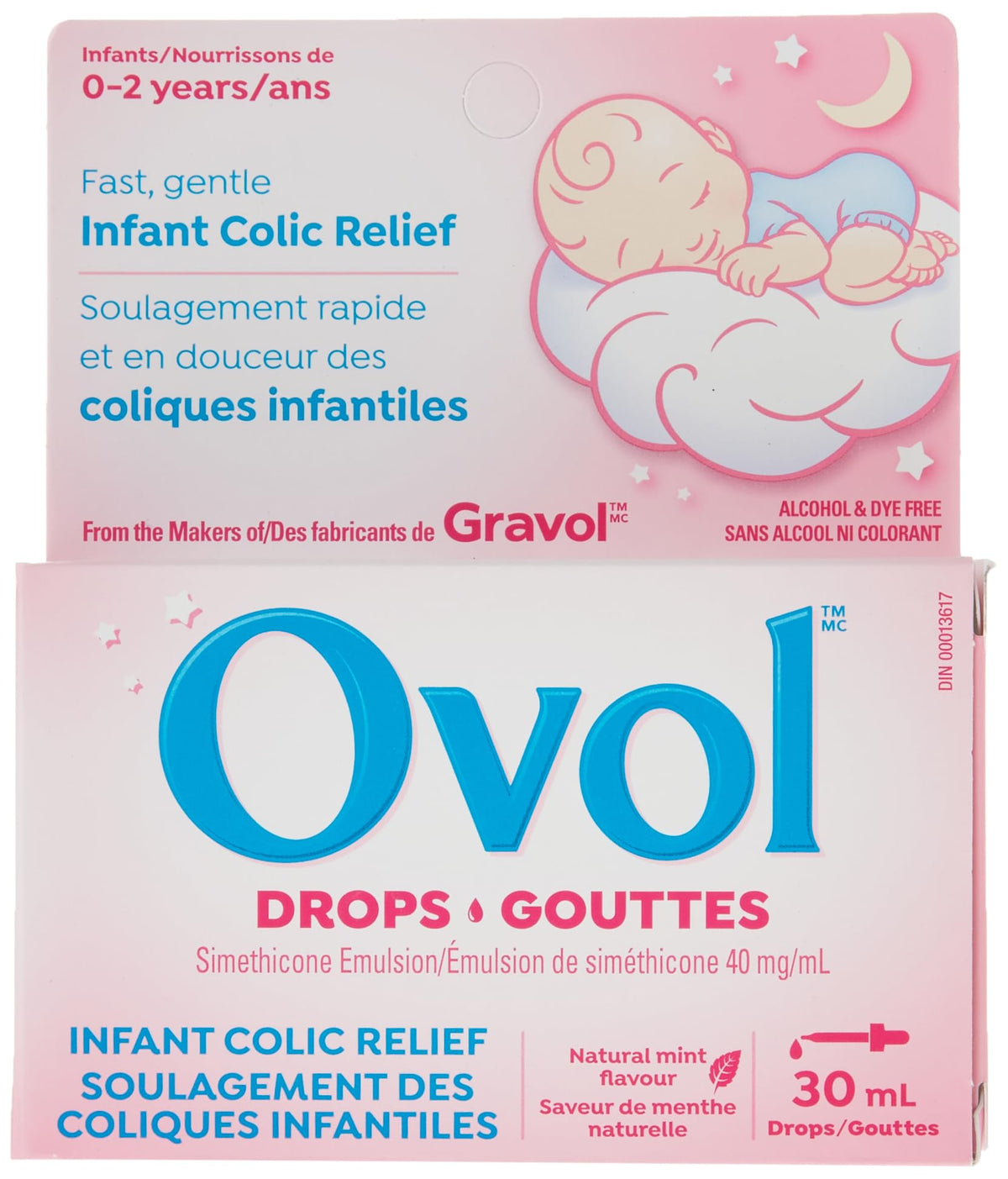 Ovol Drops - Fast, Gentle Infant Colic Relief, 30mL