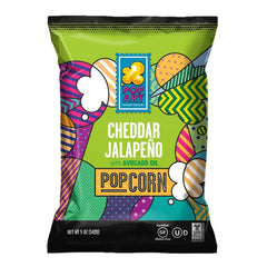 Pop Art Popcorn - Flavored Snacks for Adults, Kids, Movie Night 9 x 142g - Bilingual