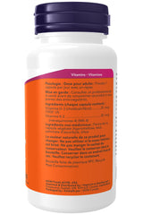 Now Foods Vit D-3 1,000 IU & K2 45mcg 120vcap