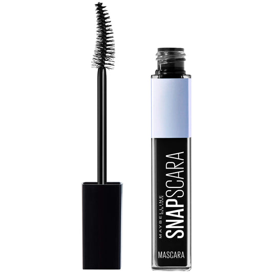 Maybelline New York Snapscara Washable Mascara, Pitch Black, 0.34 Fluid Ounce