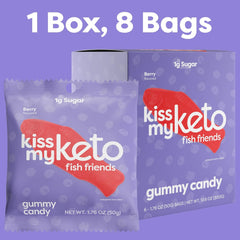 Kiss My Keto Gummies - Low Carb Candy Gummy 6x50g