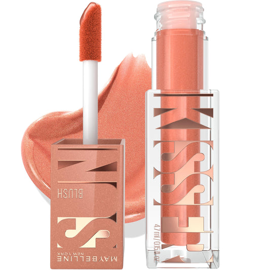 Maybelline Sunkisser Liquid Blush, Blendable Formula, Natural Glow, Vitamin E Infused, Sol Search, 4.7 ml