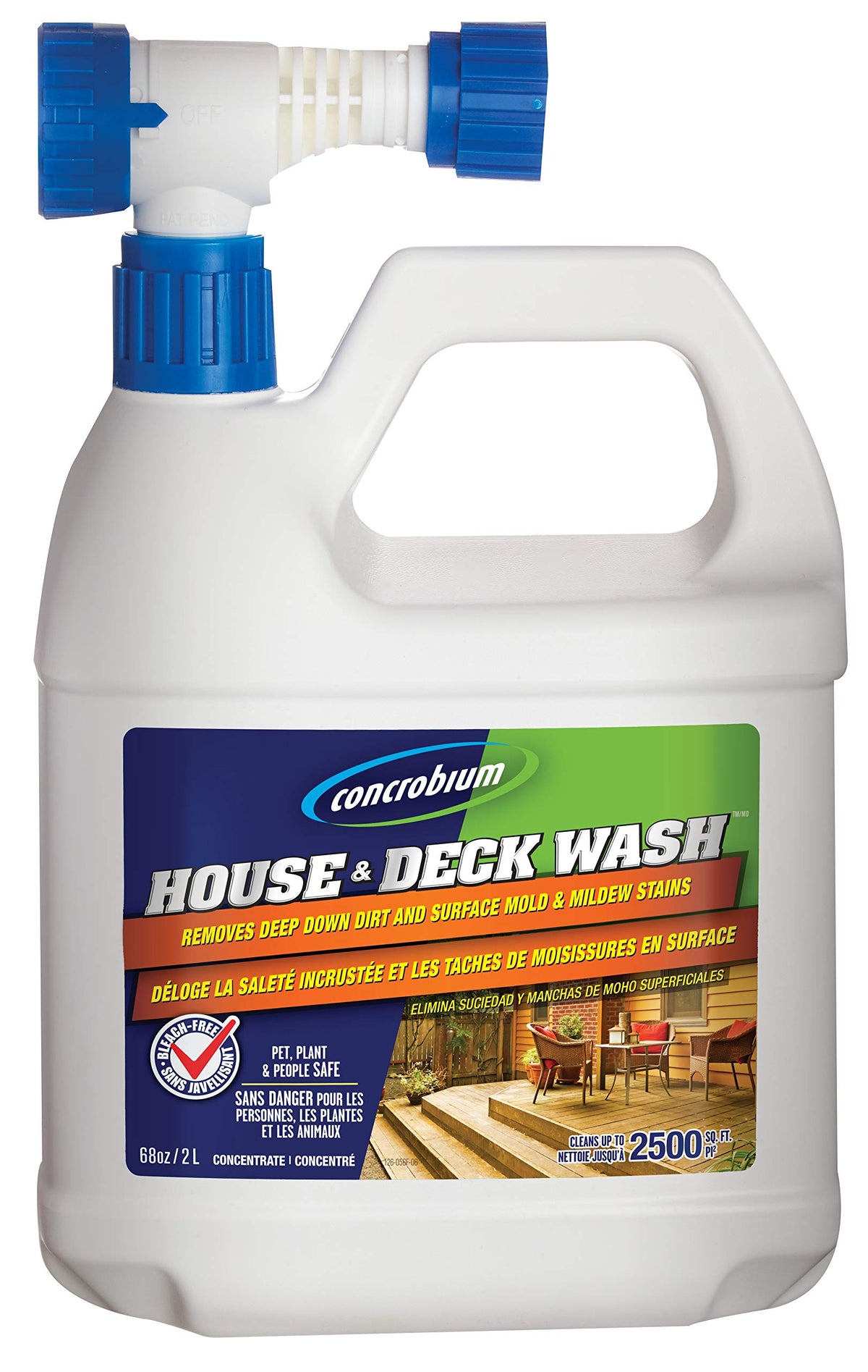 Concrobium 126056 House & Deck Wash, 68 oz