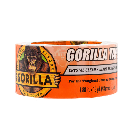 Gorilla 6060002 Crystal Clear Glass Tape 18YD, 1 - Pack