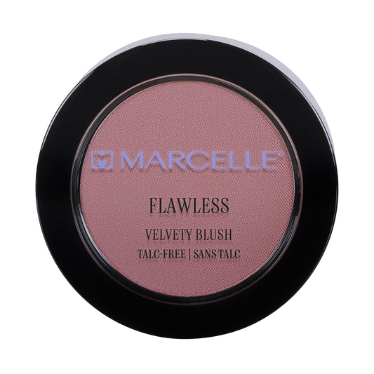 Marcelle Flawless Velvety Blush, Blossom, Talc-Free, Natural Healthy Glow, Smooth, Velvety Texture, Hypoallergenic, Fragrance-Free, Cruelty-Free, Paraben-Free, 3 g