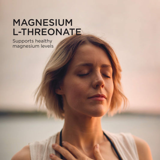 Organika Magnesium L-Threonate- High Absorption to Boost Magnesium Levels- 90vcaps