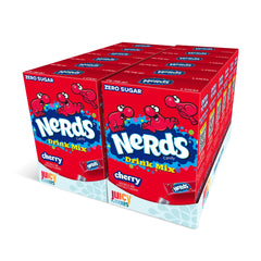 Juicy Mixes Nerds, Cherry – Powder Drink Mix, Delicious hydration, 12 boxes makes 72 drinks