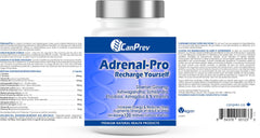 CanPrev Adrenal-Pro Recharge Yourself | 120 v-caps I Enhances Physical And Mental Performance I With Vitamin B6 & Ashwagandha Extract